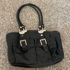 Tignanello- Black genuine leather purse